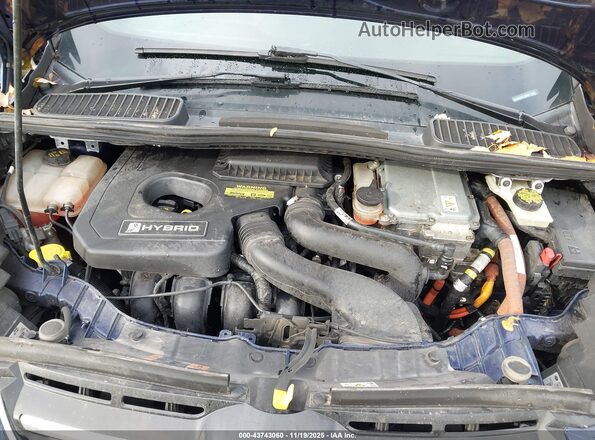 1FADP5AU2GL100580 2016 FORD C-MAX HYBRID Синий Вид сзади
