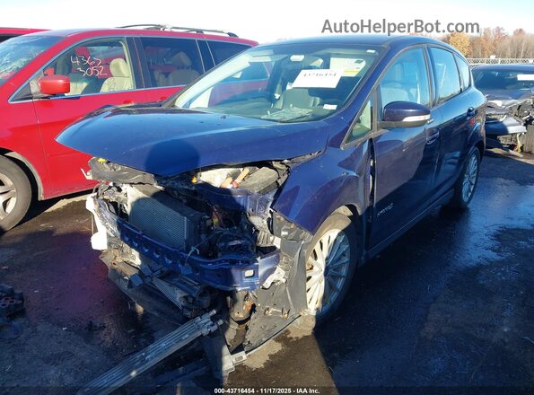 1FADP5AU2GL119226 2016 FORD C-MAX HYBRID Синий Передняя левая четверть