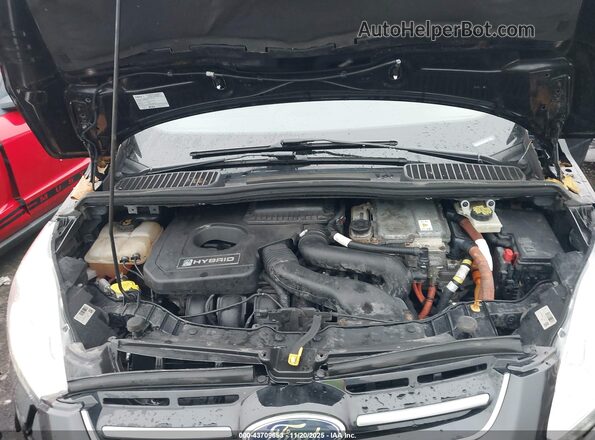 1FADP5DU2JL104535 2018 FORD C-MAX HYBRID Black Rear view