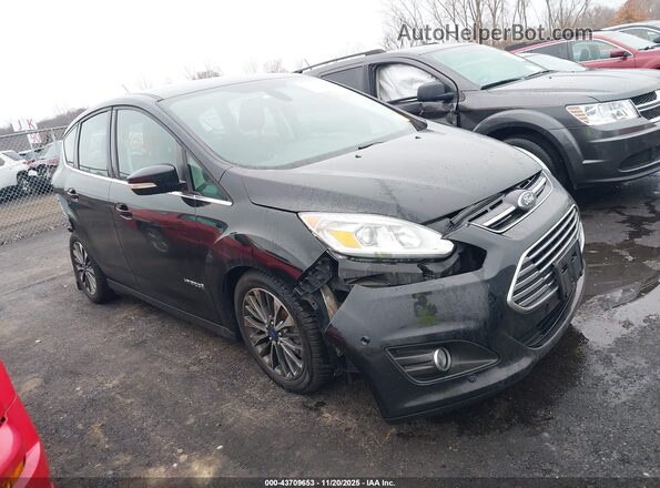 1FADP5DU2JL104535 2018 FORD C-MAX HYBRID Black Front right