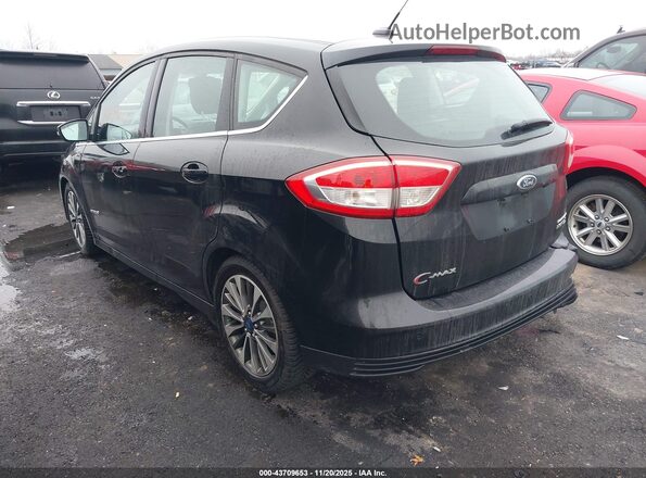 1FADP5DU2JL104535 2018 FORD C-MAX HYBRID Black Rear left