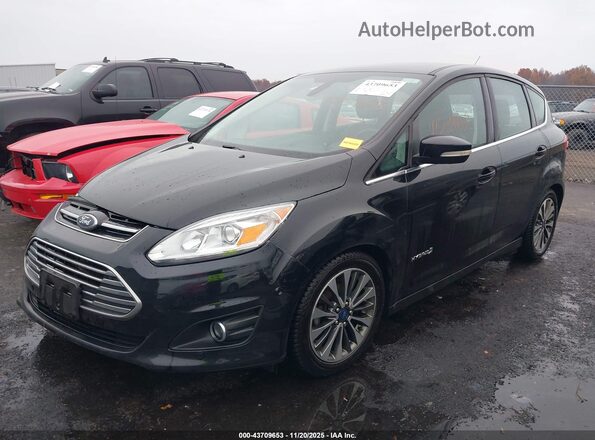 1FADP5DU2JL104535 2018 FORD C-MAX HYBRID Black Front left