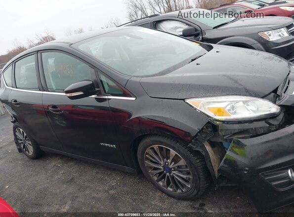 1FADP5DU2JL104535 2018 FORD C-MAX HYBRID Black Rear interior view