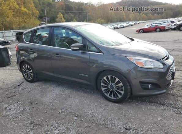1FADP5DU6JL102948 2018 FORD C-MAX Gray Przód prawy