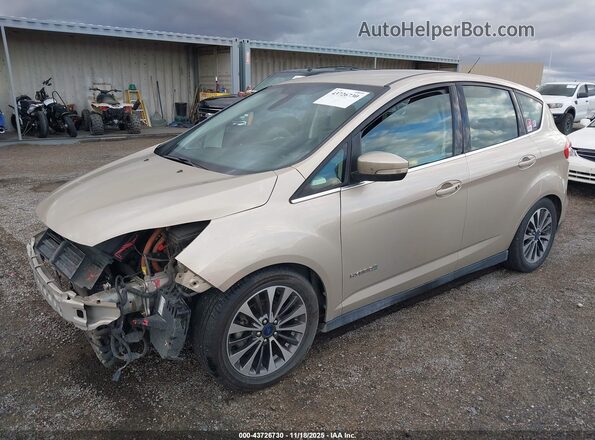 1FADP5DU8HL103478 2017 FORD C-MAX HYBRID Champagne Vista tres cuartos delantera izquierda