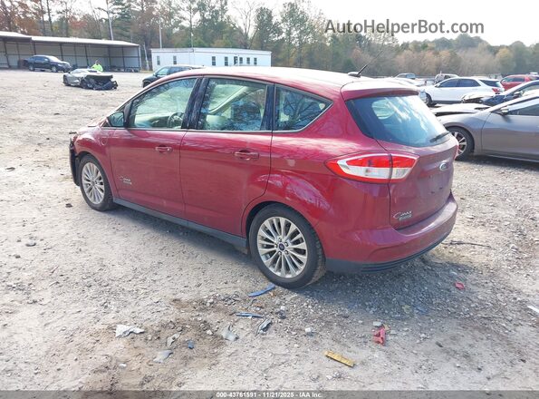 1FADP5EU2HL104575 2017 FORD C-MAX ENERGI Темно-бордовый Задняя левая четверть