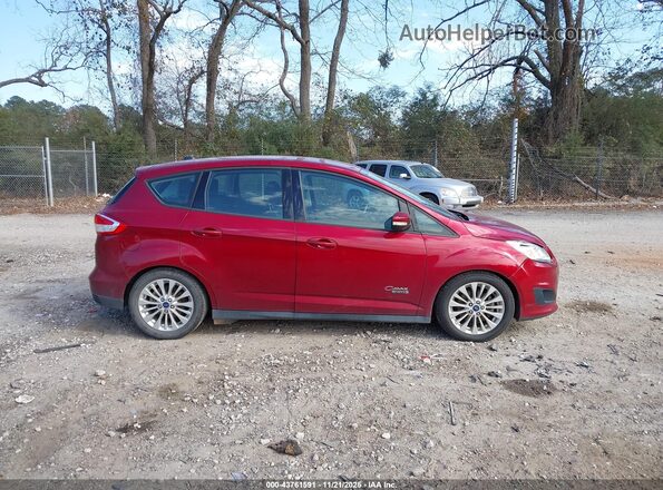 1FADP5EU2HL104575 2017 FORD C-MAX ENERGI Темно-бордовый Вид задней части салона