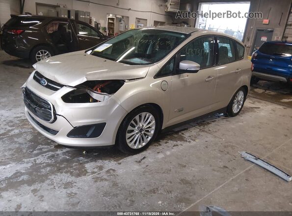 1FADP5EU2HL111140 2017 FORD C-MAX ENERGI Желто-коричневый Передняя левая четверть