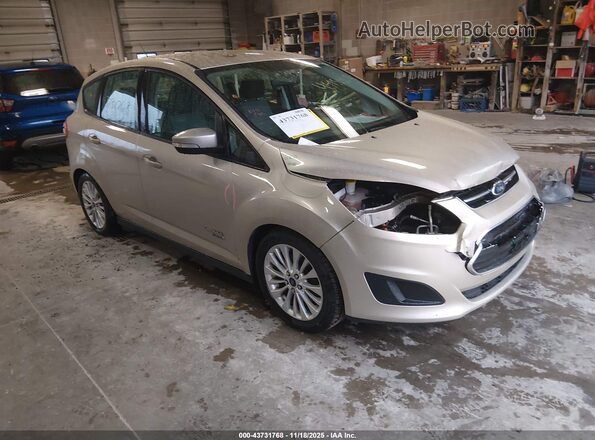 1FADP5EU2HL111140 2017 FORD C-MAX ENERGI Желто-коричневый Передняя правая четверть