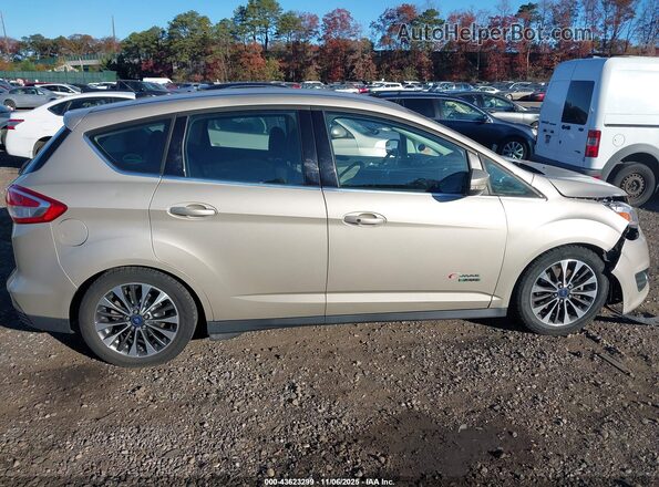 1FADP5FUXHL101406 2017 FORD C-MAX ENERGI Желто-коричневый Вид задней части салона