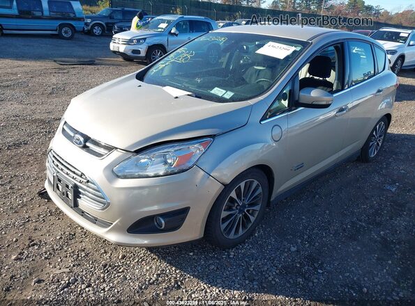 1FADP5FUXHL101406 2017 FORD C-MAX ENERGI Желто-коричневый Передняя левая четверть