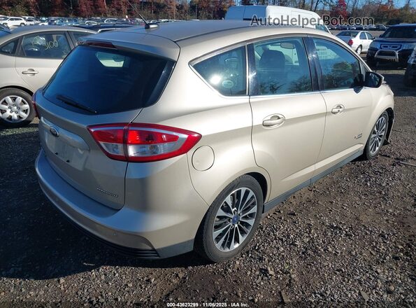 1FADP5FUXHL101406 2017 FORD C-MAX ENERGI Желто-коричневый Задняя правая четверть
