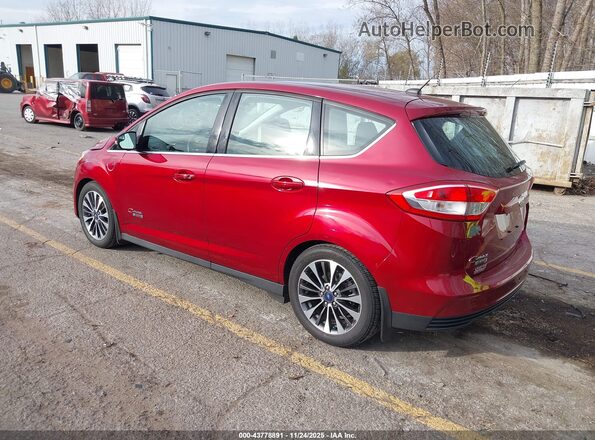 1FADP5FUXHL112244 2017 FORD C-MAX ENERGI Red Trasero izquierdo