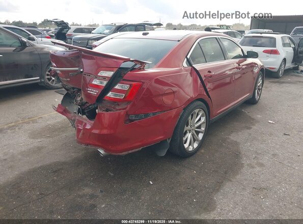 1FAHP2F83GG141224 2016 FORD TAURUS Красный Задняя правая четверть