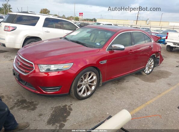1FAHP2F83GG141224 2016 FORD TAURUS Красный Передняя левая четверть