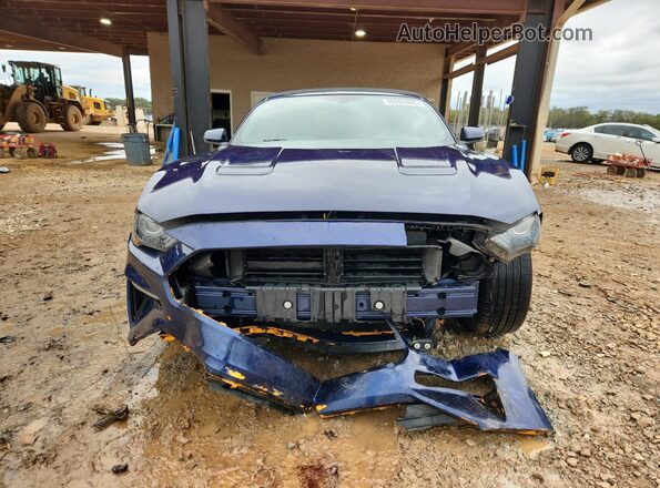 1FATP8UH2K5182061 2019 FORD MUSTANG Синий Вид спереди