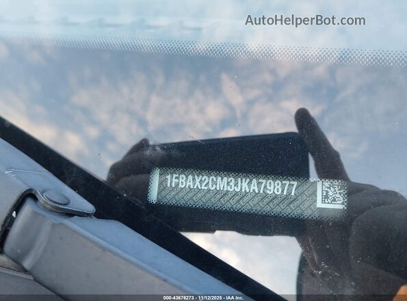1FBAX2CM3JKA79877 2018 FORD TRANSIT-350 Белый Вид подкапотного пространства