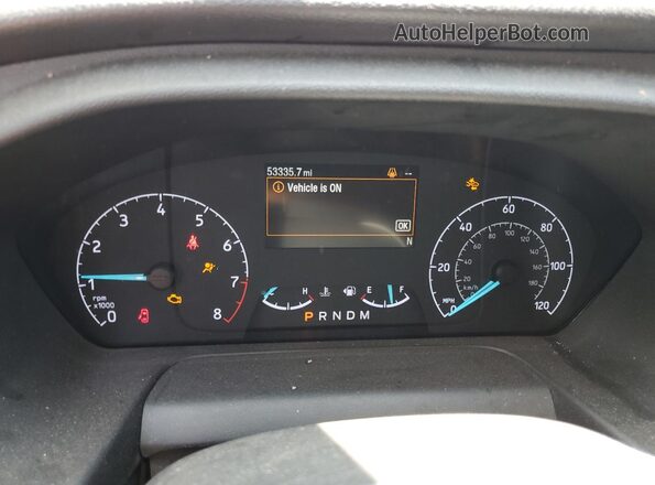 1FBAX2Y85LKB23277 2020 FORD PASSENGER White Vista del cuadro de instrumentos