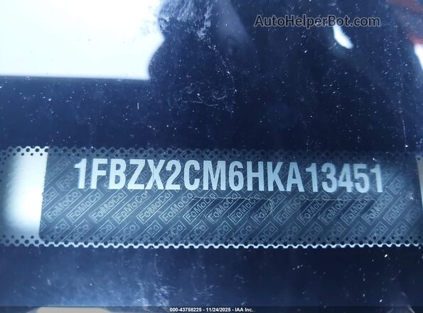 1FBZX2CM6HKA13451 2017 FORD TRANSIT-350 White Вид підкапотного простору