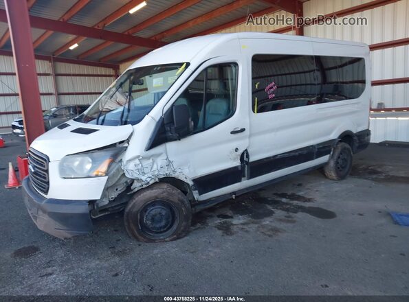 1FBZX2CM6HKA13451 2017 FORD TRANSIT-350 White Передня ліва чверть
