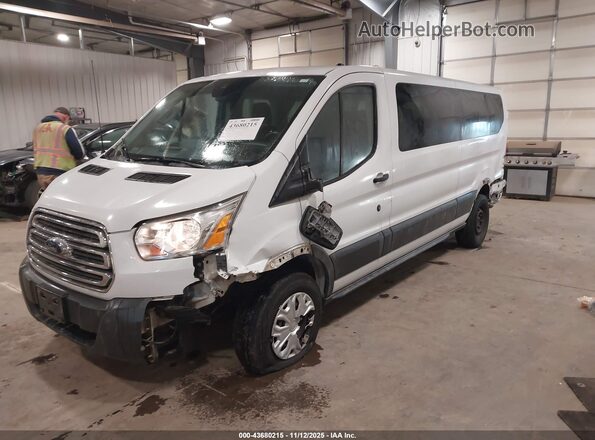 1FBZX2ZM0GKB16144 2016 FORD TRANSIT-350 White წინა მარცხენა ხედი სამი მეოთხედიდან