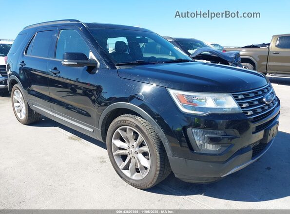 1FM5K7D81GGA56129 2016 FORD FORD EXPLORER Черный Передняя правая четверть