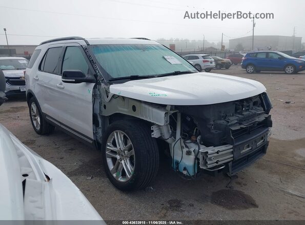 1FM5K7D83HGA46025 2017 FORD FORD EXPLORER White Vista interior de 360 grados