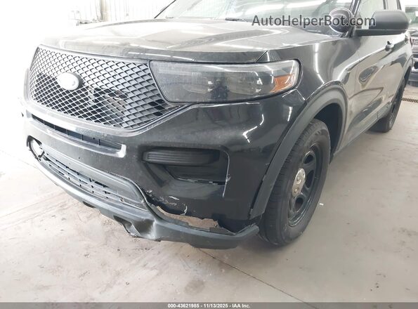 1FM5K8AB2LGC01209 2020 FORD POLICE INTERCEPTOR Black Դիմացի տեսք