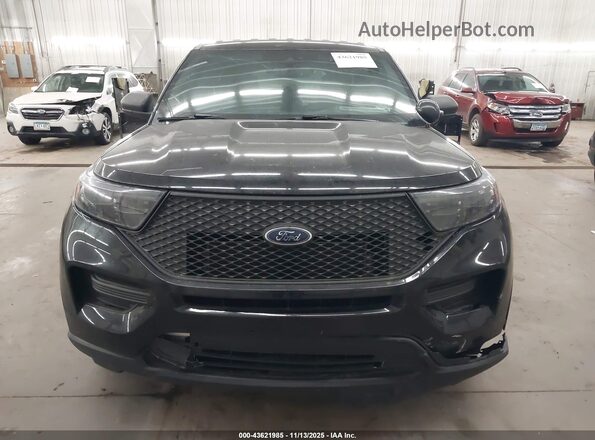 1FM5K8AB2LGC01209 2020 FORD POLICE INTERCEPTOR Black Սալոնի հետևի տեսք