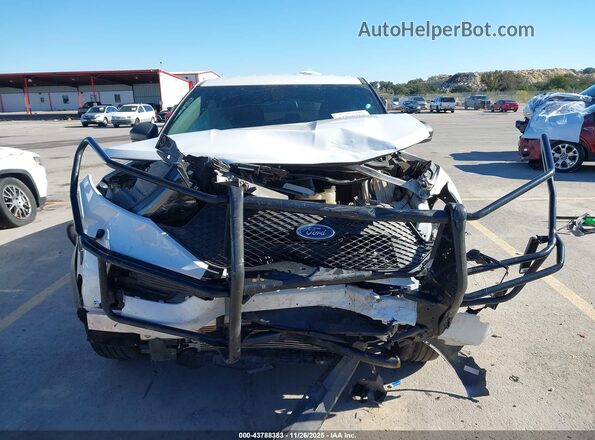 1FM5K8AB2MGA65424 2021 FORD POLICE INTERCEPTOR White Widok zestawu wskaźników