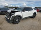 2025 Ford Explorer Police Interceptor White vin: 1FM5K8AB4SGA16870