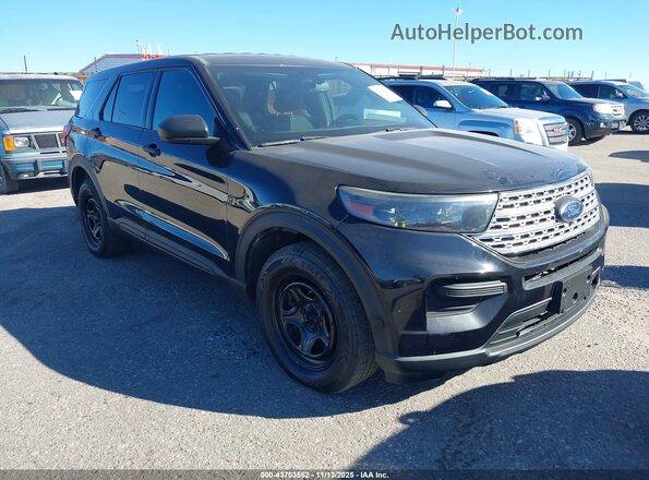 1FM5K8AB8LGA18641 2020 FORD EXPLORER Черный Передняя правая четверть