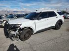 2021 Ford Explorer Police Interceptor White vin: 1FM5K8AB8MGA64987