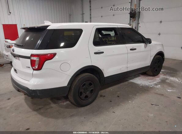 1FM5K8AR3GGA08229 2016 FORD UTILITY POLICE INTERCEPTOR White Tył prawy
