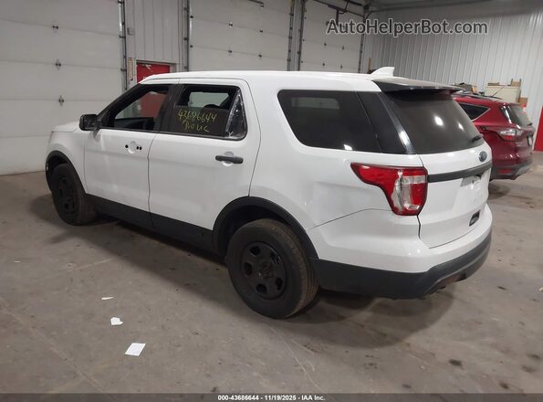 1FM5K8AR3GGA08229 2016 FORD UTILITY POLICE INTERCEPTOR White Tył lewy
