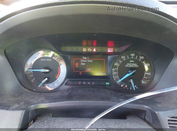 1FM5K8AR3GGC67920 2016 FORD UTILITY POLICE INTERCEPTOR Черный Вид задних сидений