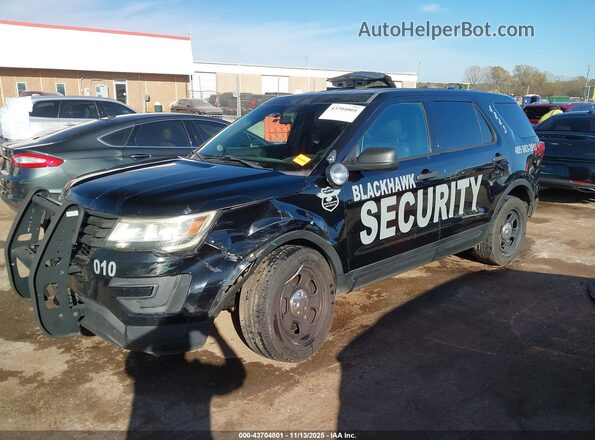 1FM5K8AR3GGC67920 2016 FORD UTILITY POLICE INTERCEPTOR Черный Передняя левая четверть