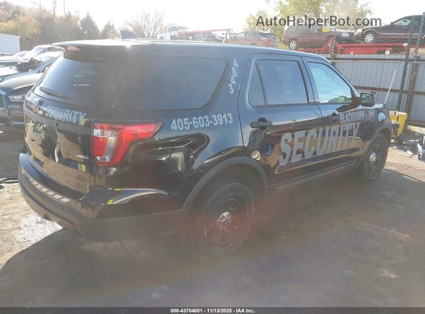 1FM5K8AR3GGC67920 2016 FORD UTILITY POLICE INTERCEPTOR Черный Задняя правая четверть