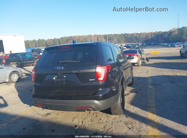 1FM5K8AR6HGC86995 2017 FORD UTILITY POLICE INTERCEPTOR Черный Задняя правая четверть