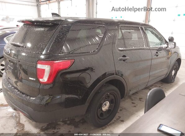 1FM5K8AR7GGD05245 2016 FORD UTILITY POLICE INTERCEPTOR Черный Задняя правая четверть