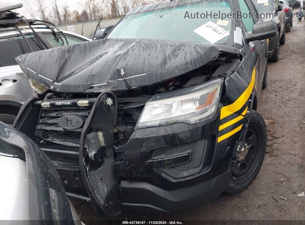 1FM5K8AR8HGD58375 2017 FORD UTILITY POLICE INTERCEPTOR Black Vista del salpicadero