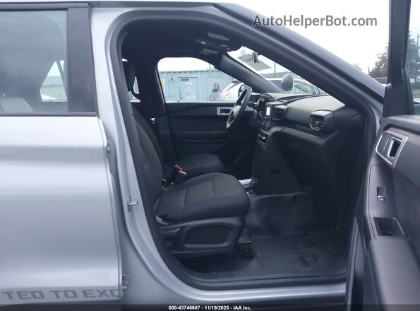 1FM5K8AW2PNA02536 2023 FORD POLICE INTERCEPTOR Silver Widok wnętrza z przodu