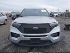 2023 Ford Police Interceptor Utility   Silver vin: 1FM5K8AW2PNA02536