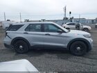 2023 Ford Police Interceptor Utility   Silver vin: 1FM5K8AW2PNA02536