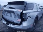 2023 Ford Police Interceptor Utility   Silver vin: 1FM5K8AW2PNA02536
