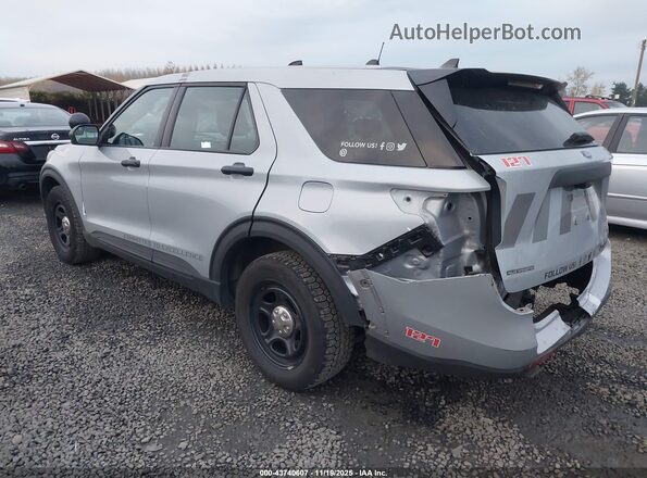1FM5K8AW2PNA02536 2023 FORD POLICE INTERCEPTOR Silver Tył lewy