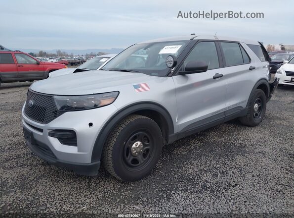 1FM5K8AW2PNA02536 2023 FORD POLICE INTERCEPTOR Silver Przód lewy