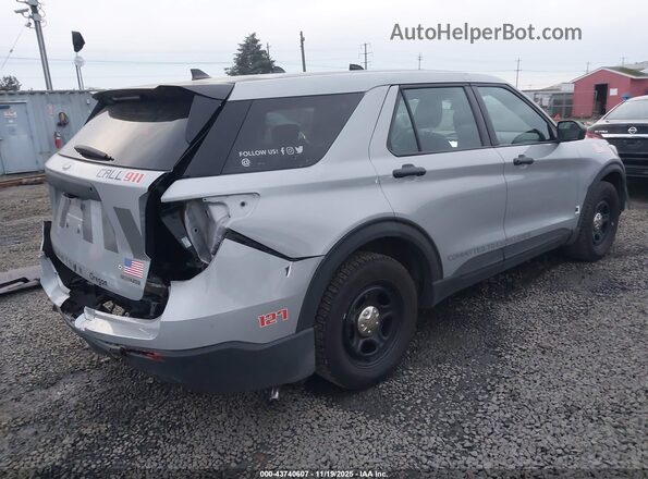 1FM5K8AW2PNA02536 2023 FORD POLICE INTERCEPTOR Silver Tył prawy