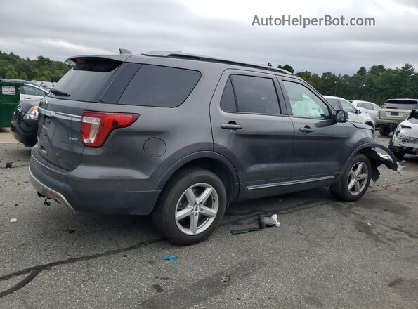 1FM5K8D83HGD14304 2017 FORD FORD EXPLORER Серый Задняя правая четверть