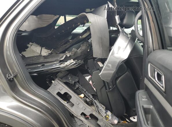 1FM5K8D83HGD14304 2017 FORD FORD EXPLORER Серый Вид задней части салона